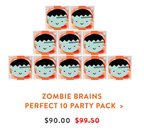 Zombie Brains Party Pack