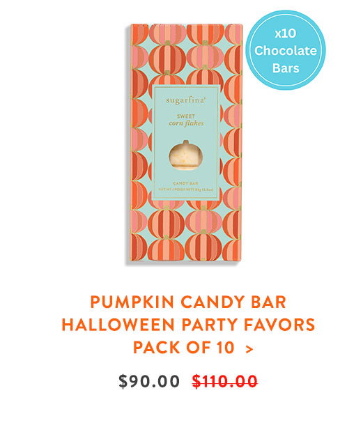 Pumpkin Candy Bar - Halloween Party Favors