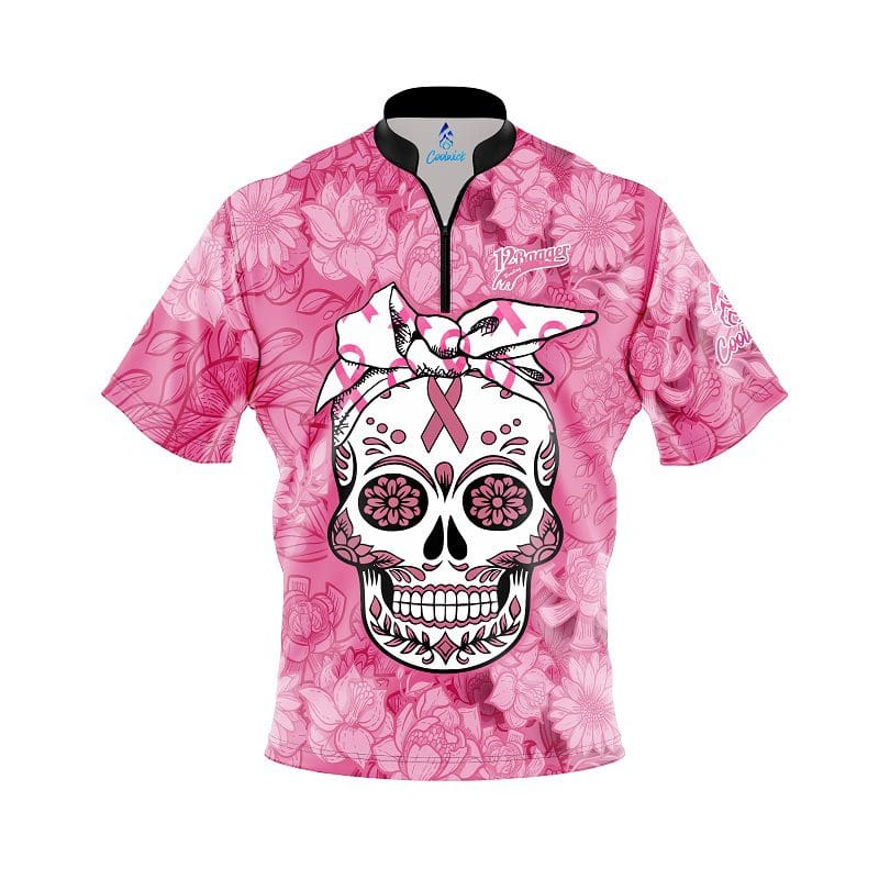 Image of 12Bagger Breast Cancer Mashup Fast Track CoolWick Bowling Jersey