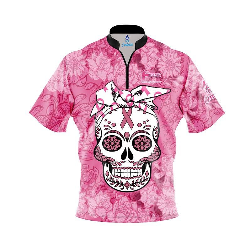 Image of Hammer Breast Cancer Mashup Fast Track CoolWick Bowling Jersey