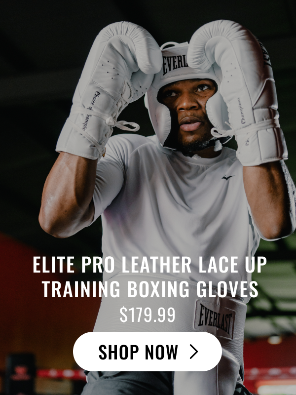 Elite pro leather training gloves hook & loop