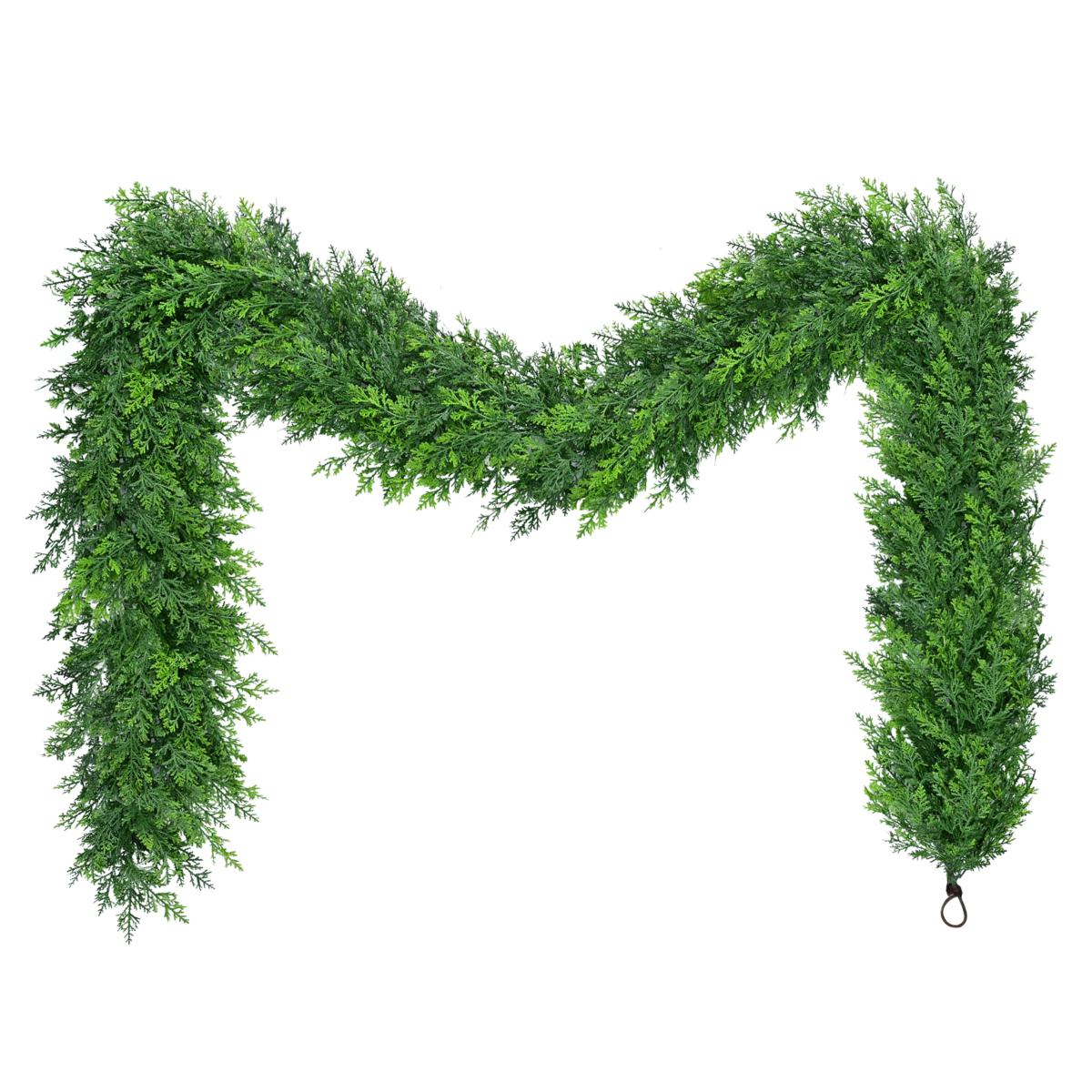 Puleo International 9 ft x 10" Soft Artificial PE Spruce Garland