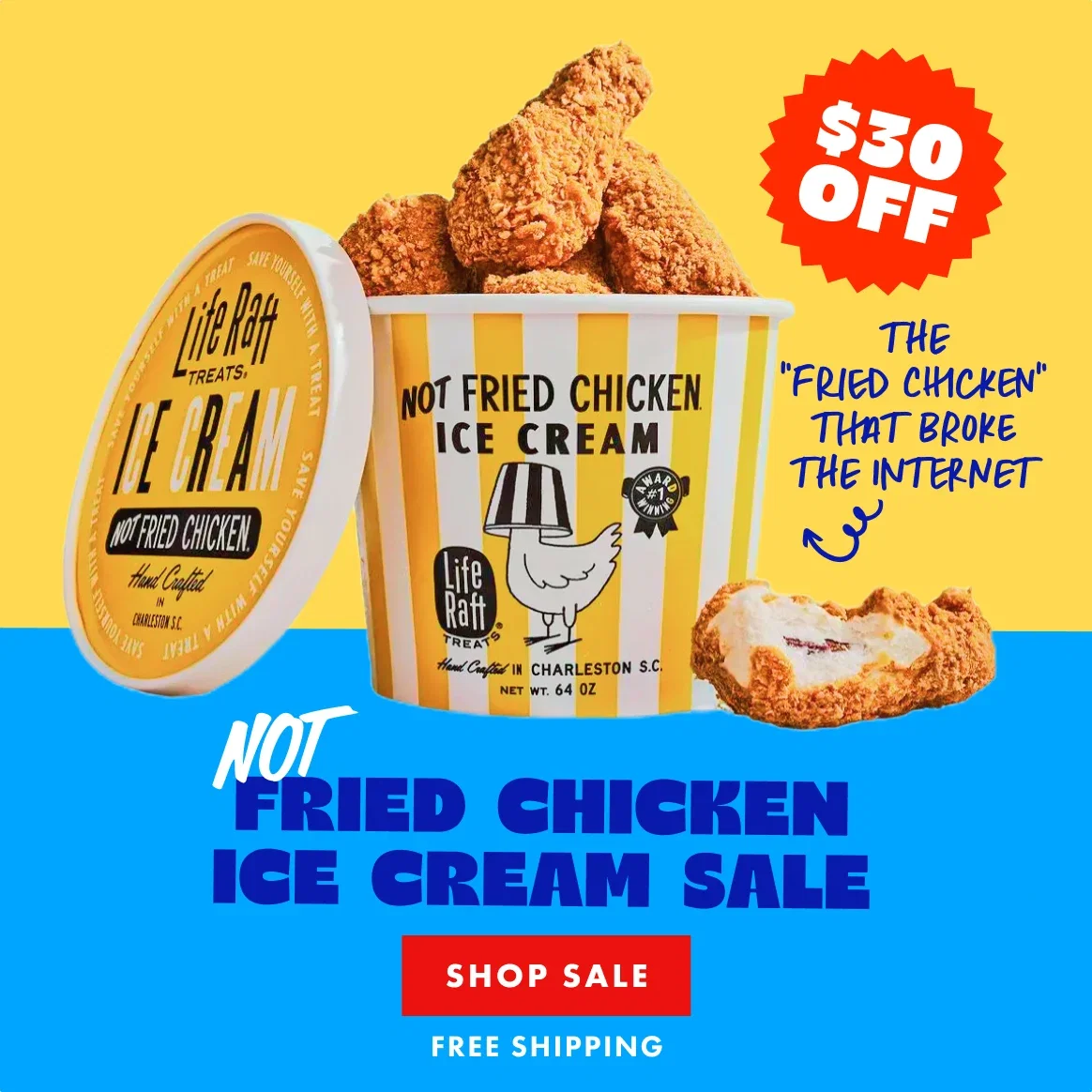 $30 Off Life Raft Treats