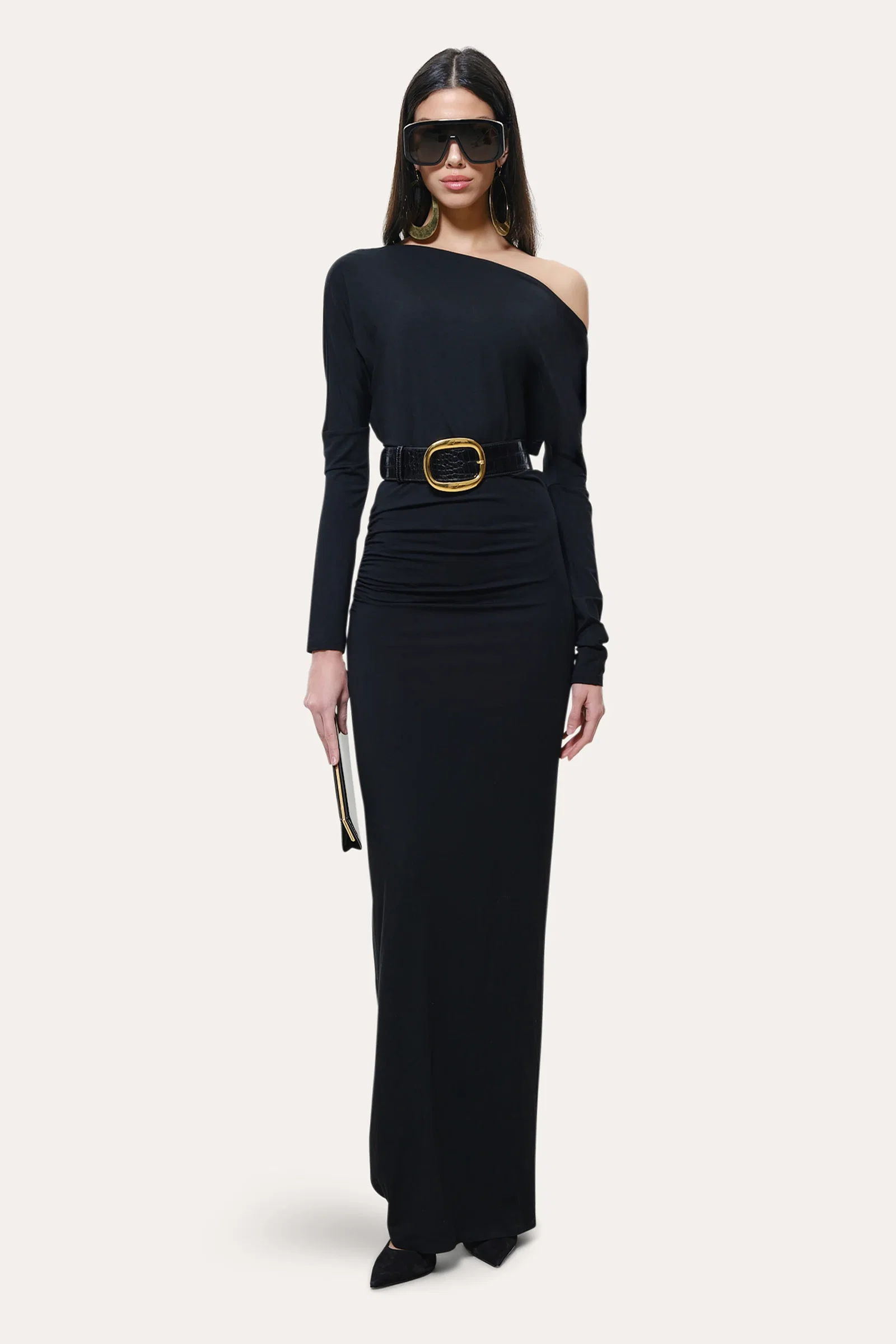 Image of Maia Off-Shoulder Maxi Dress
