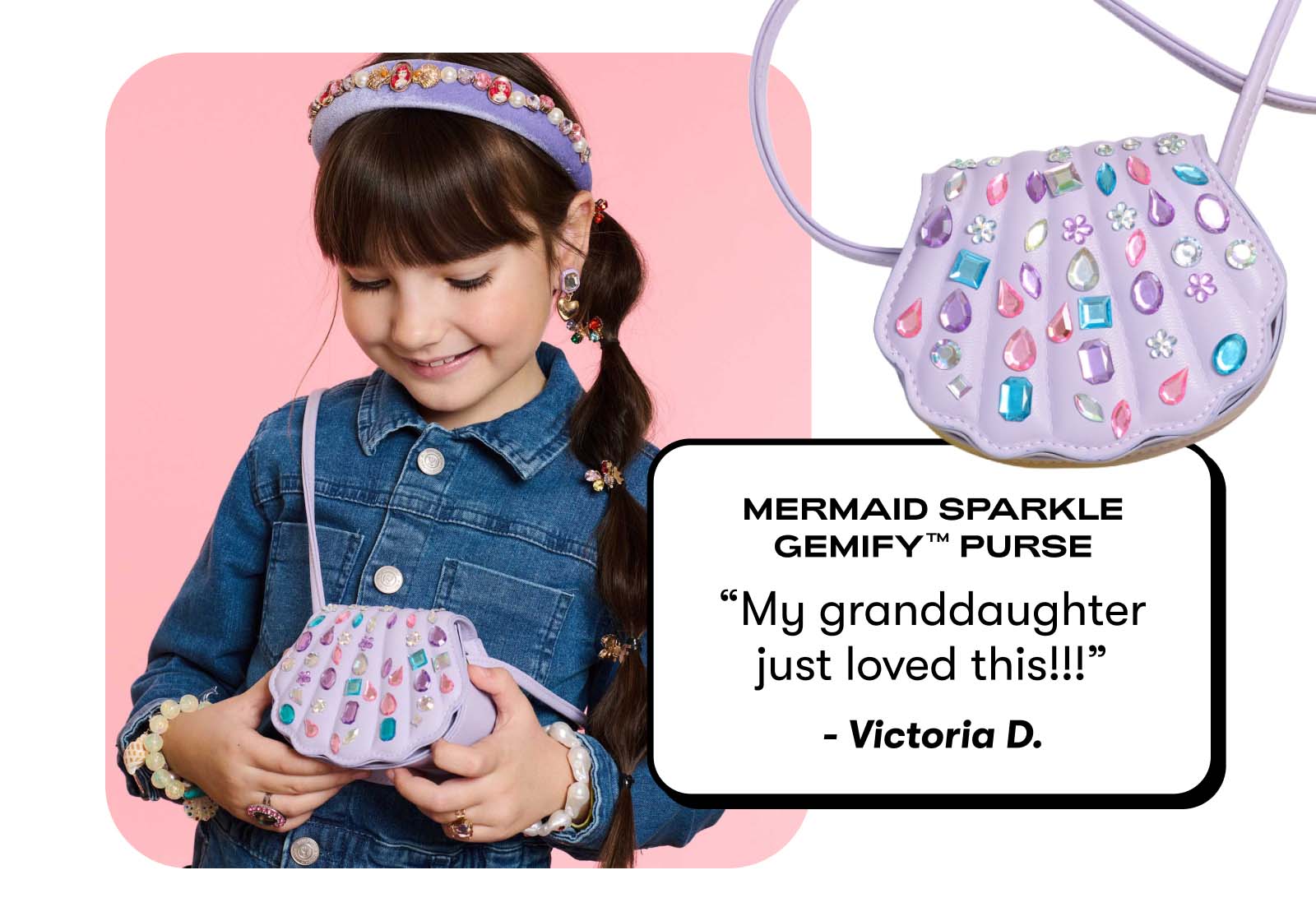 Mermaid Sparkle Gemify Purse