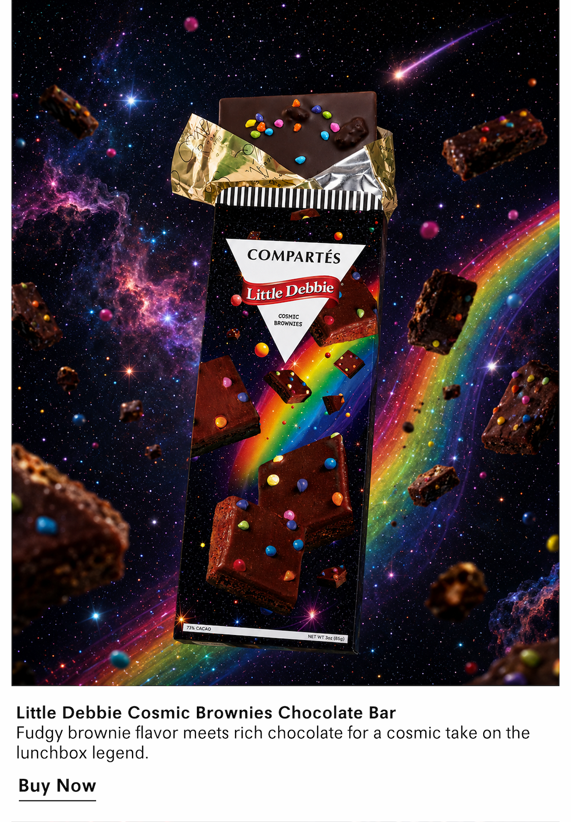 Little Debbie Cosmic Brownies Chocolate Bar