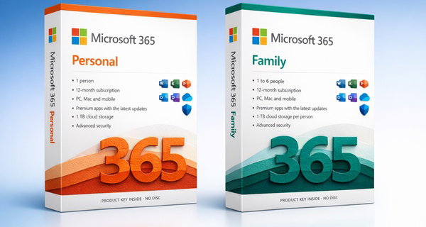 Microsoft 365 Personal: 1-Year Subscription