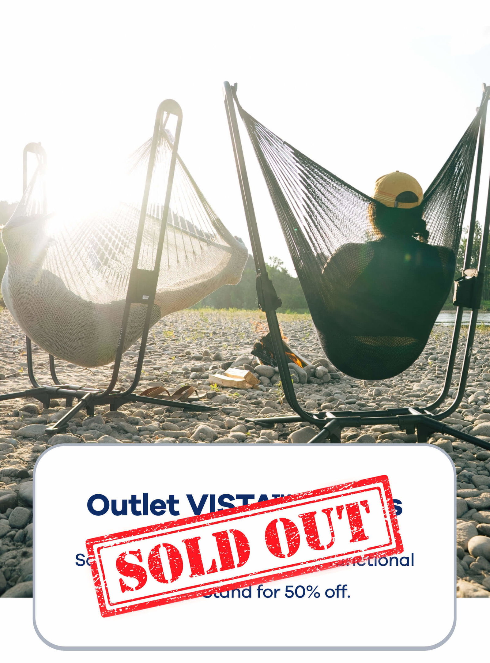 SOLD OUT OUTLET VISTAS™ Score a lightly pre-loved, fully functional VISTA™ Stand for 50% off.