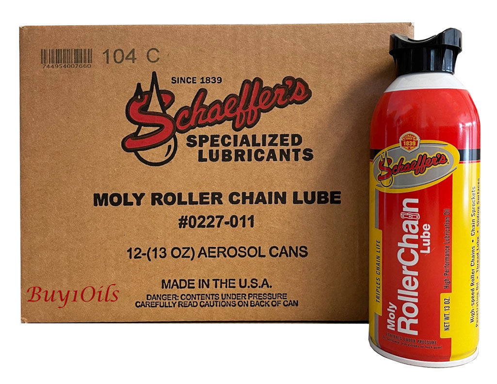 Schaeffer 227-011 Moly Roller Chain Lube | 12-CASE