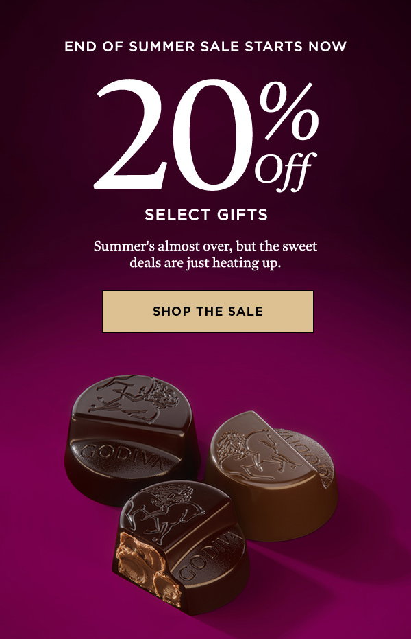 20% OFF SELECT GIFTS
