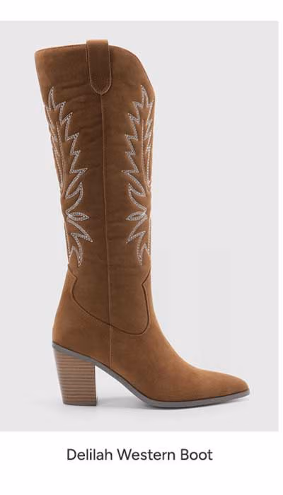 ShoeDazzle Delilah Western Boot