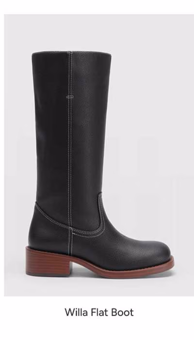 ShoeDazzle Willa Flat Boot