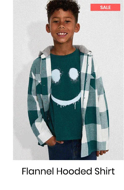 Flannel Hooded Shirt