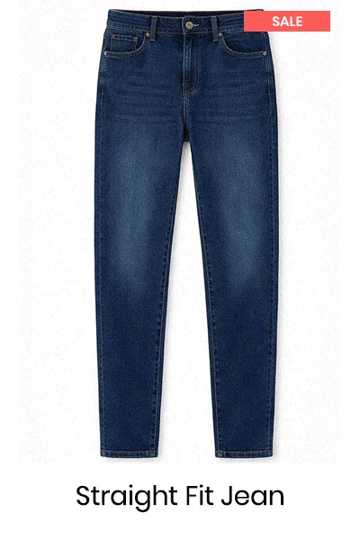Straight Fit Jean
