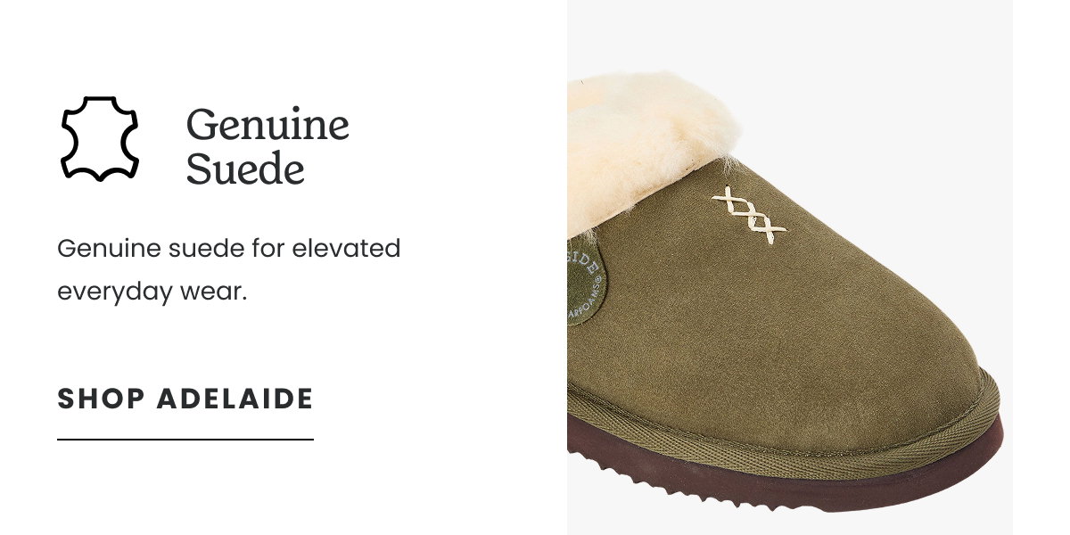 SHOP GENUINE SUEDE