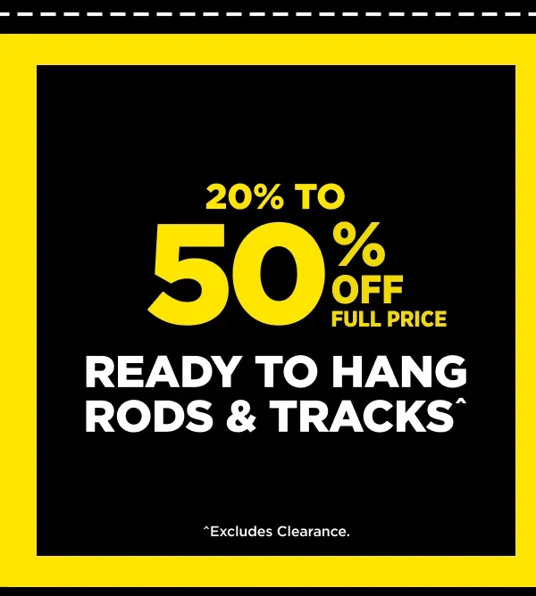 READY TO HANG RODS & TRACKS^