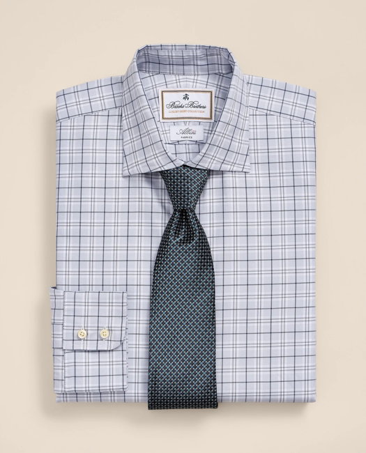 Image of Luxury Cotton English Spread Collar,