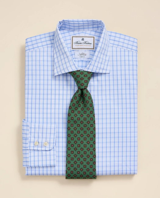 Image of Luxury Cotton English Spread Collar,