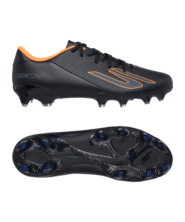 Skechers SKX 2 Low Academy FG Obsidian Schwarz FBKOR
