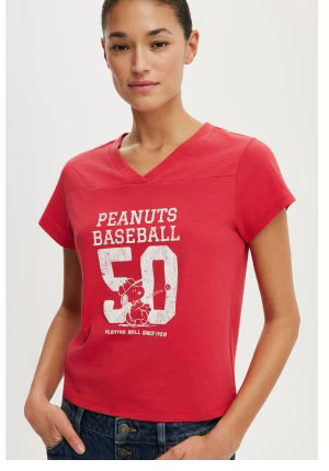 Shop women's snoopy graphic tees