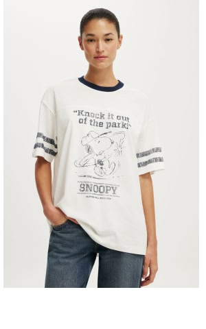 Shop women's snoopy graphic tees