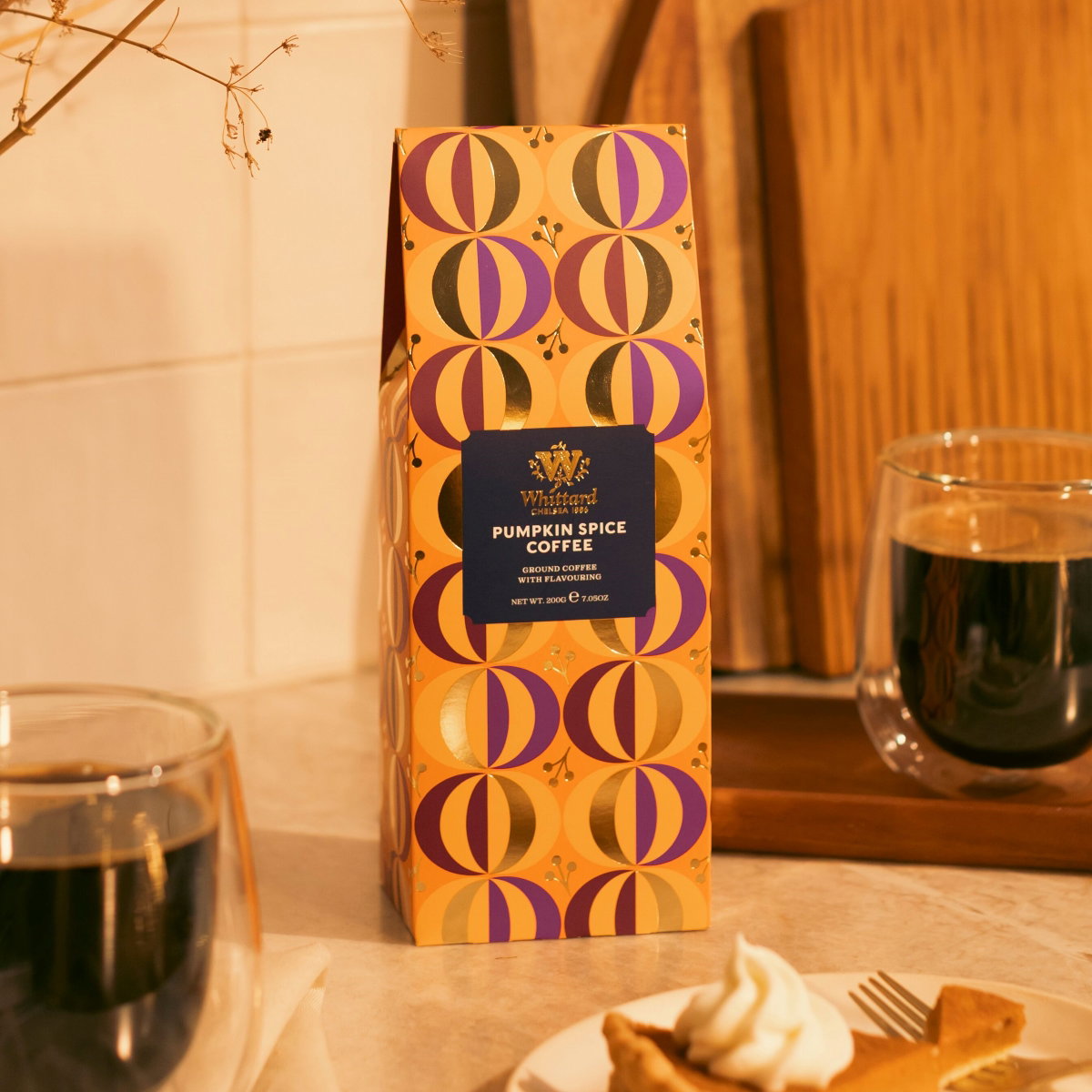 Image of Pumpkin Spiced Coffee with a drink made up