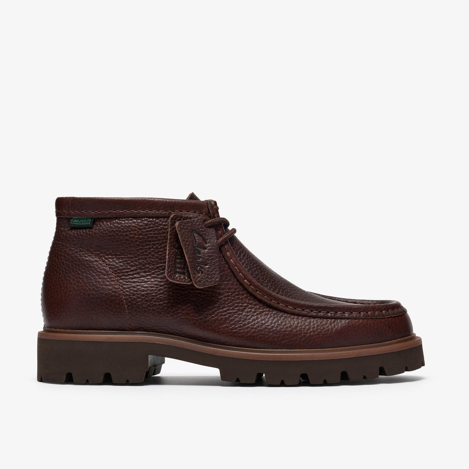 Shop Cleyhill Top Dark Brown Leather