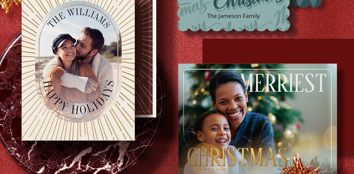 Assorted holiday cards