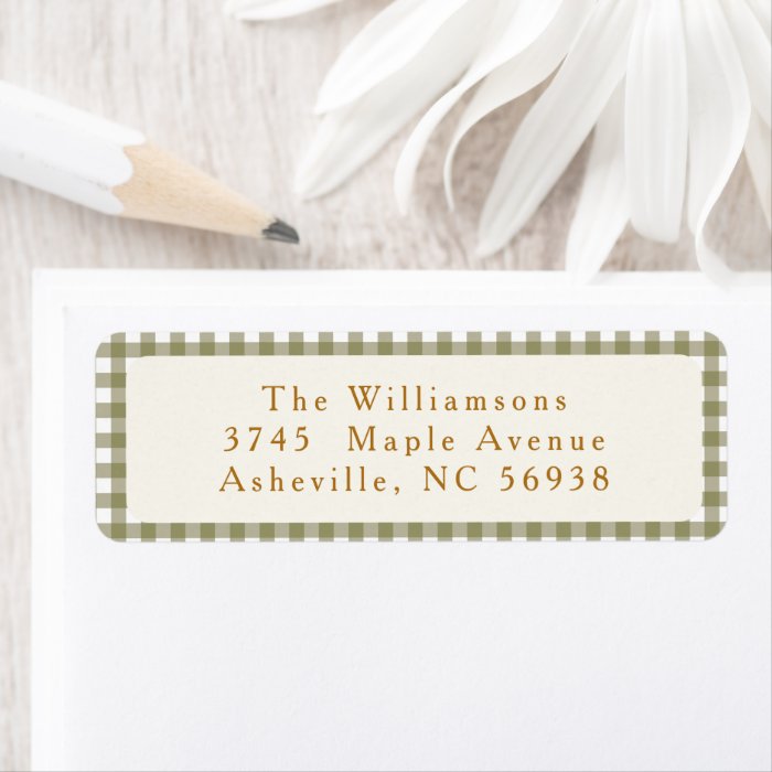An address label