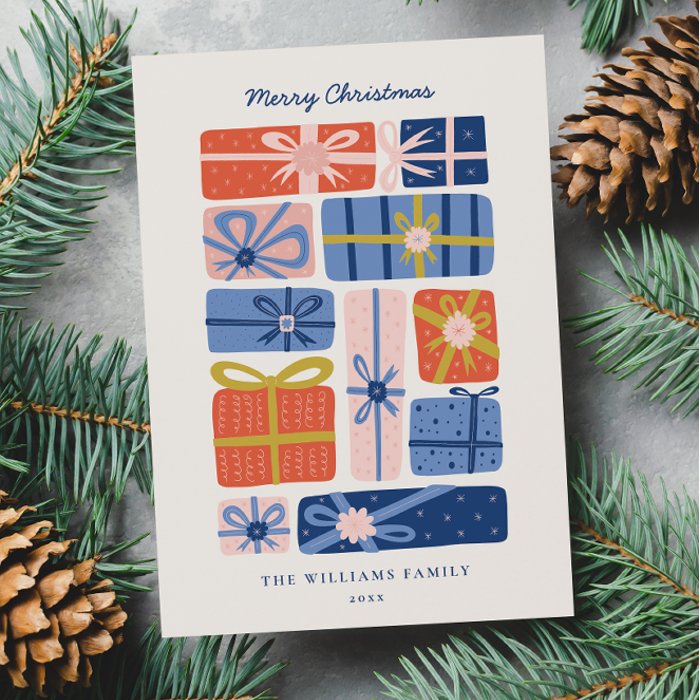 A non-photo Christmas card