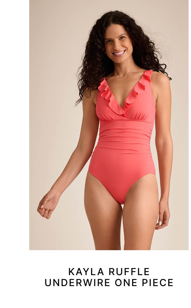 Kayla Ruffle Underwire One Piece