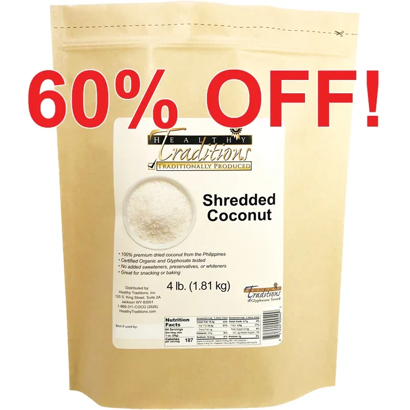 Image of Shredded Coconut - 4-lb Bag