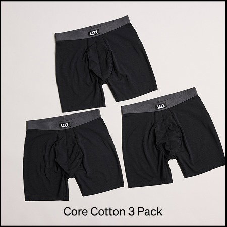 Core Cotton Everyday Boxer Brief (3 Pack)