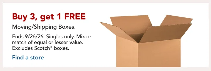 buy 3 get 1 free moving boxes