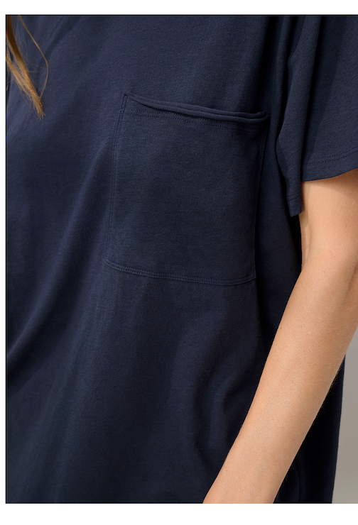 organic pima tee short set 