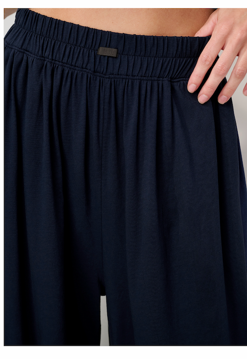 organic pima wide leg pant 