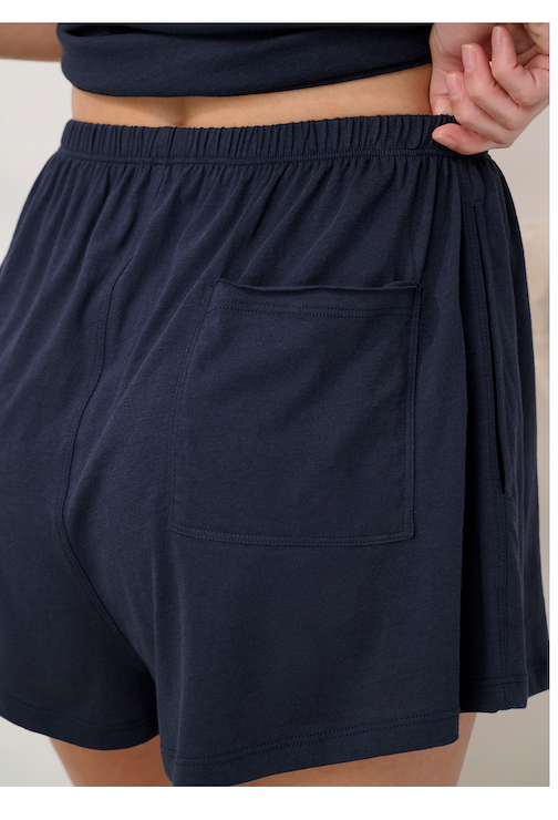 organic pima tee short set 