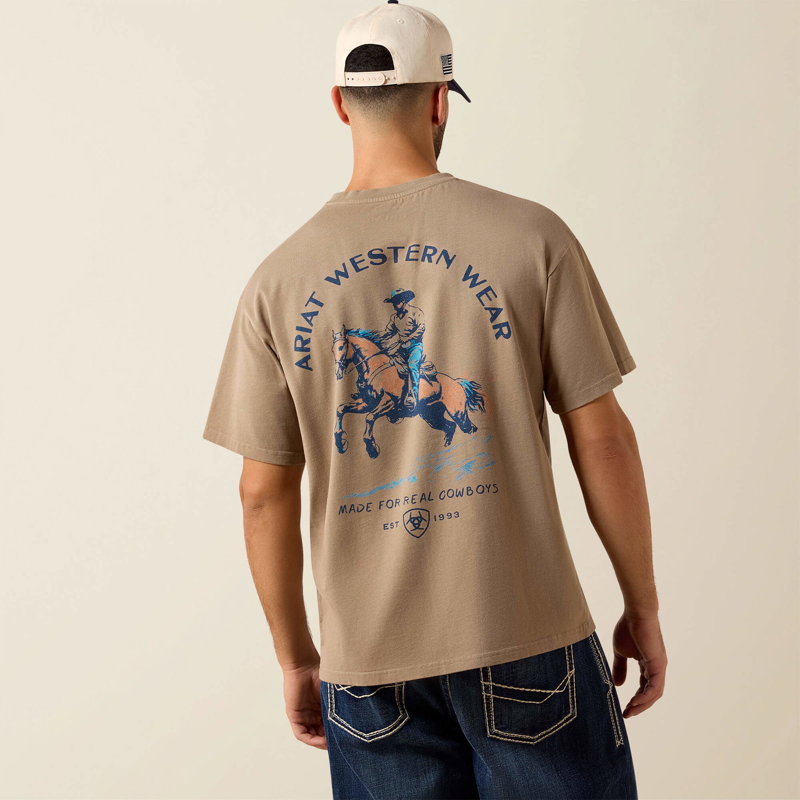 Men’s Ariat Real Cowboy ToughStock Boxy T-Shirt
