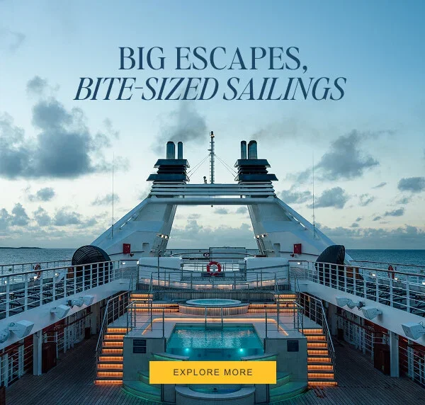 Big Escapes Bite Sized Sailings