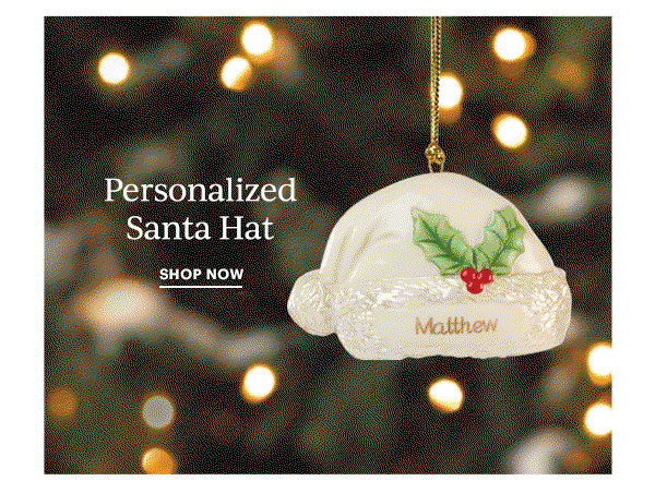 Personalized Santa Hat  SHOP NOW