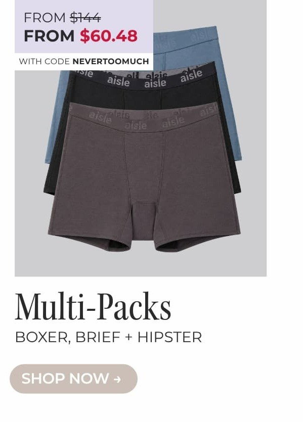 SHOP MULTI-PACKS IN SHALE