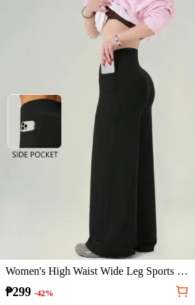 Women s High Waist Wide Leg Sports...