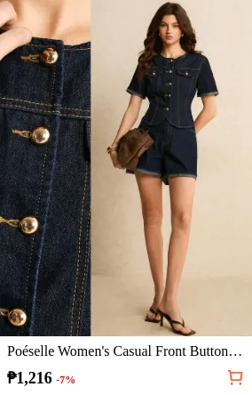 Poéselle Women s Casual Front...