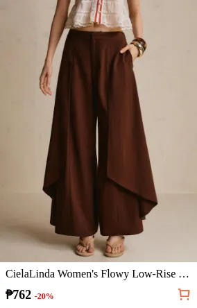 CielaLinda Women s Flowy Low-Rise...