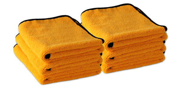 Image of Cobra 6 Pack Gold Plush Microfiber Towel 16 x 24 Inch