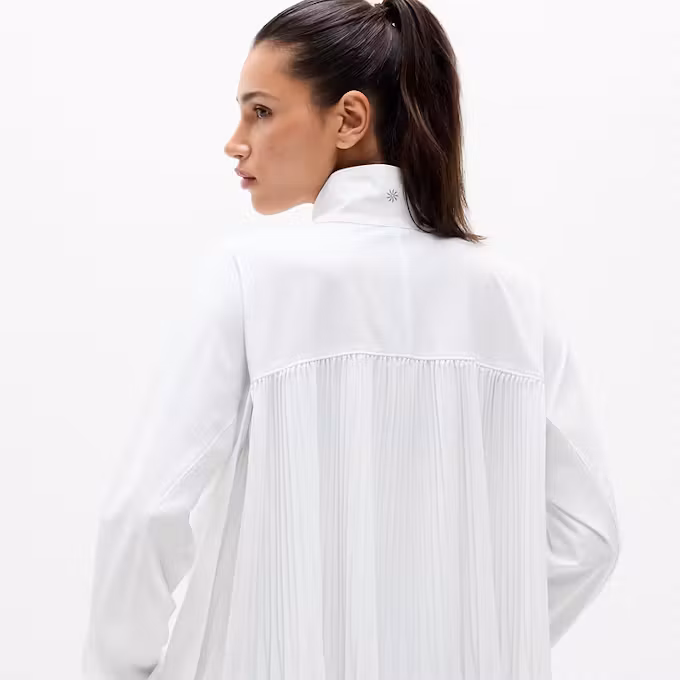 Featherweight Plissé Jacket