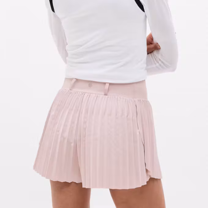 Featherweight Plissé Run Short