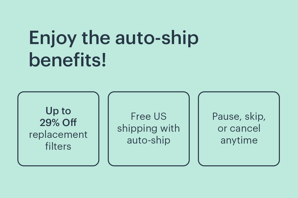 Enjoy the auto-ship benefits!