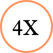 4X