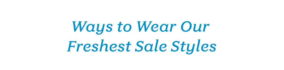 The Lilly Sunshine Sale